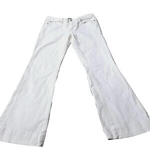 Arden B Womens Jeans White Size 8 Cotton Blend Button Zip Close Pockets Stretch